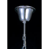 Bask 64cm Round 6 Light Crystal Chandelier - Polished Chrome