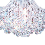 Bask 64cm Round 6 Light Crystal Chandelier - Polished Chrome