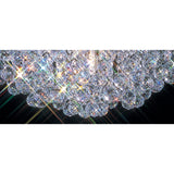 Bask 64cm Round 6 Light Crystal Chandelier - Polished Chrome