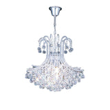 Bask 64cm Round 6 Light Crystal Chandelier - Polished Chrome