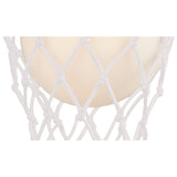Basketball 1 Light Wall Light - Matt White