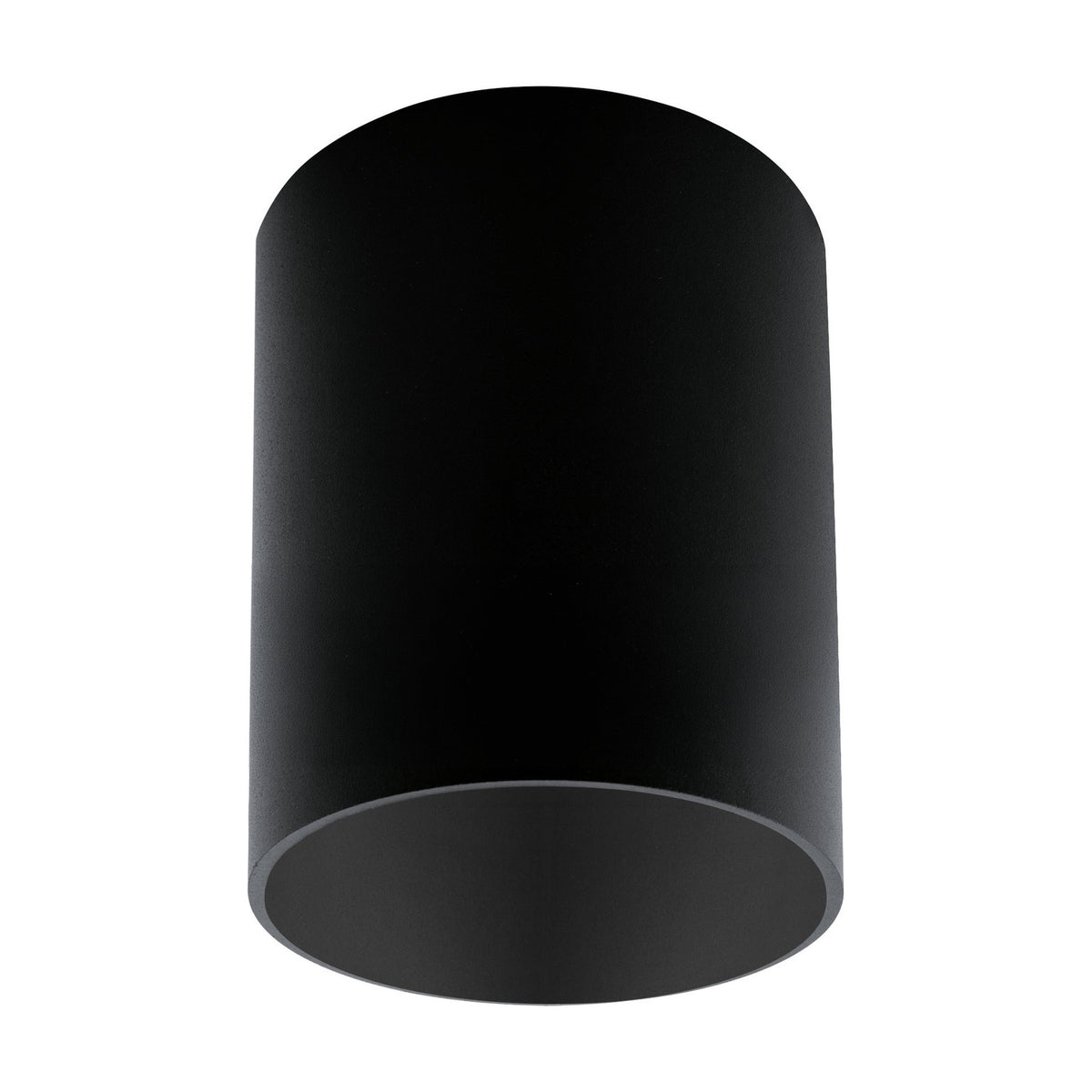 Basmorne Round Flush Ceiling Light - Black