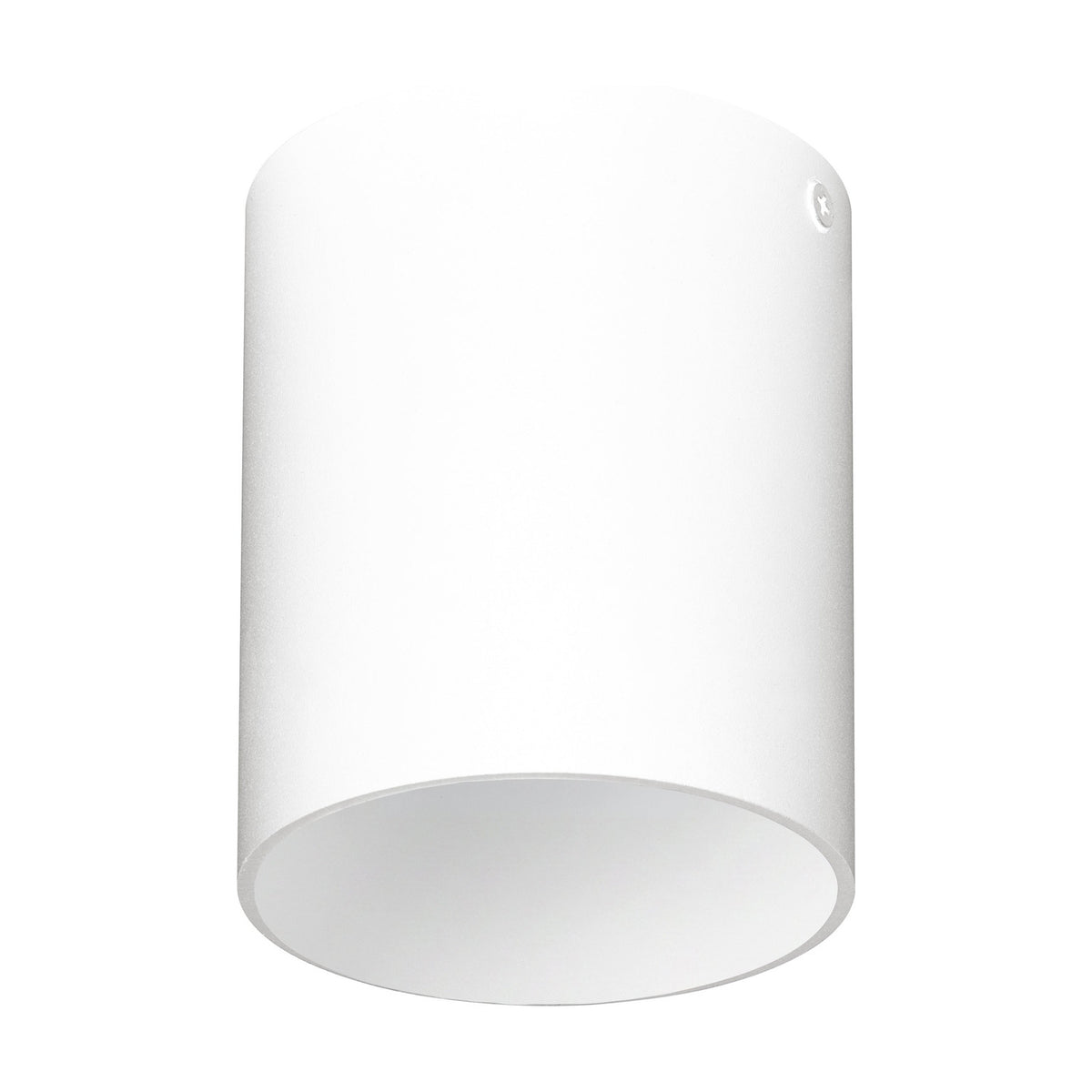 Basmorne Round Flush Ceiling Light - White