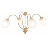 Bastia 49cm 4 Light Chandelier - Satin Gold