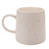 Cat Dad Paw Print Speckled Stoneware Mug 400ml - White