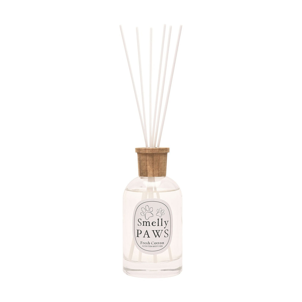 Smelly Paws Fresh Cotton Aroma Guard Reed Diffuser 300ml - White