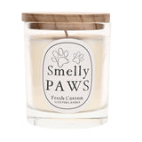 Smelly Paws Aroma Guard Fresh Cotton Scented Candle 260g - White