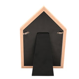 Cat House Fishbone Plastic Photo Frame with Stand - Brown