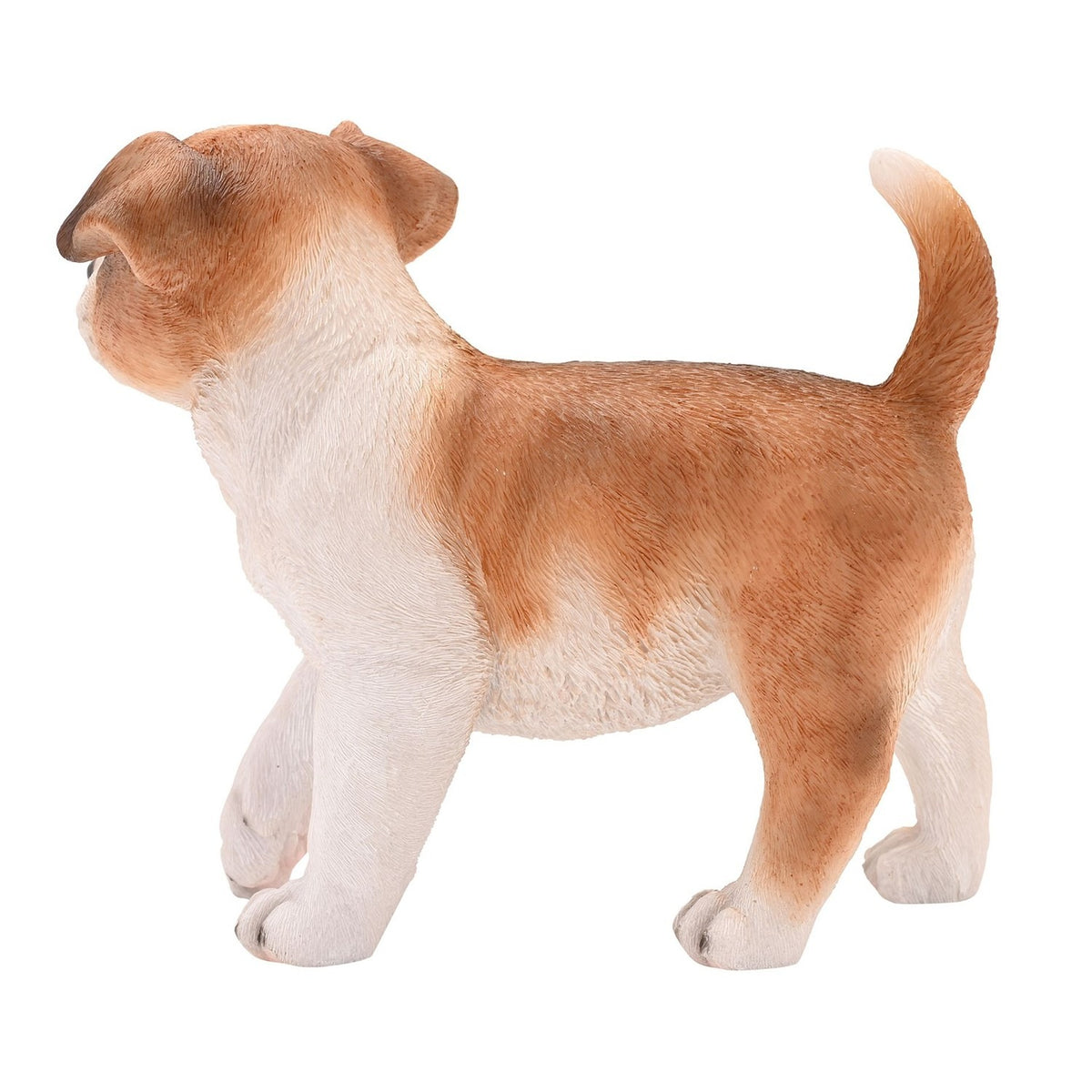 Standing Jack Russell Puppy Resin Figurine 18cm - Brown