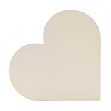 "My Heart Belongs to My Dog" Wooden Heart Plaque - Cream