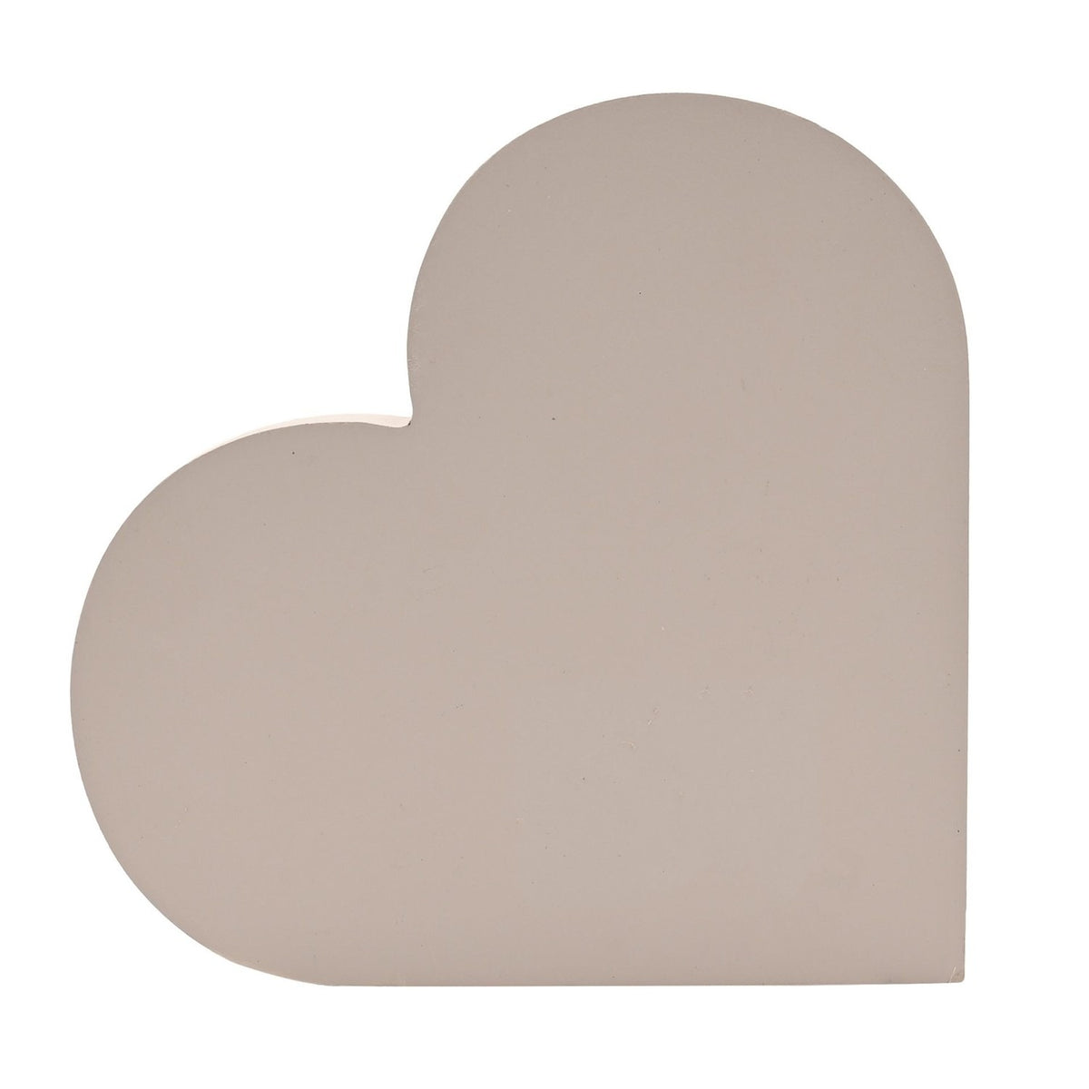 I Work Hard Cat Heart Freestanding MDF Plaque - Grey & Black