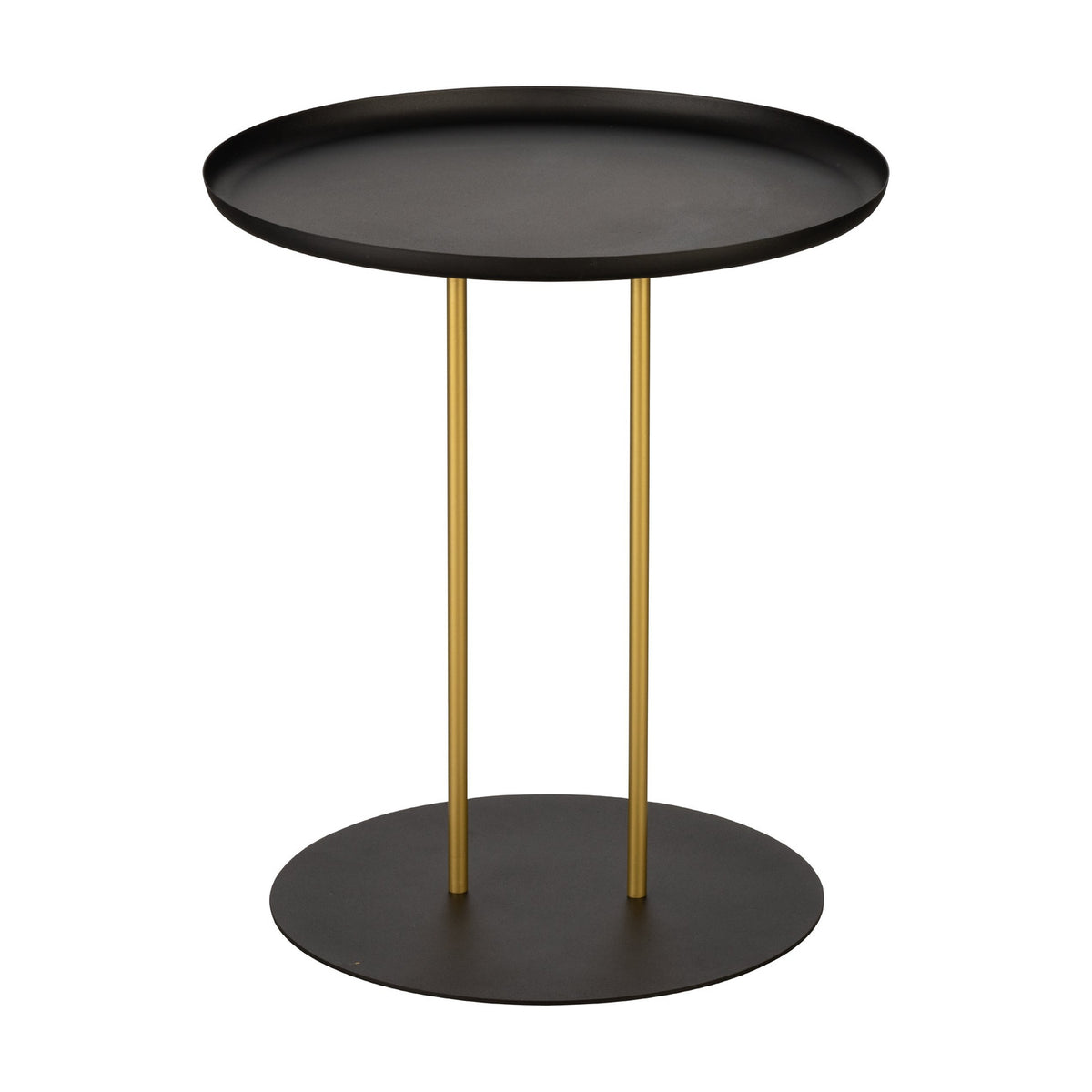 Bekenu Side Table - Black & Gold