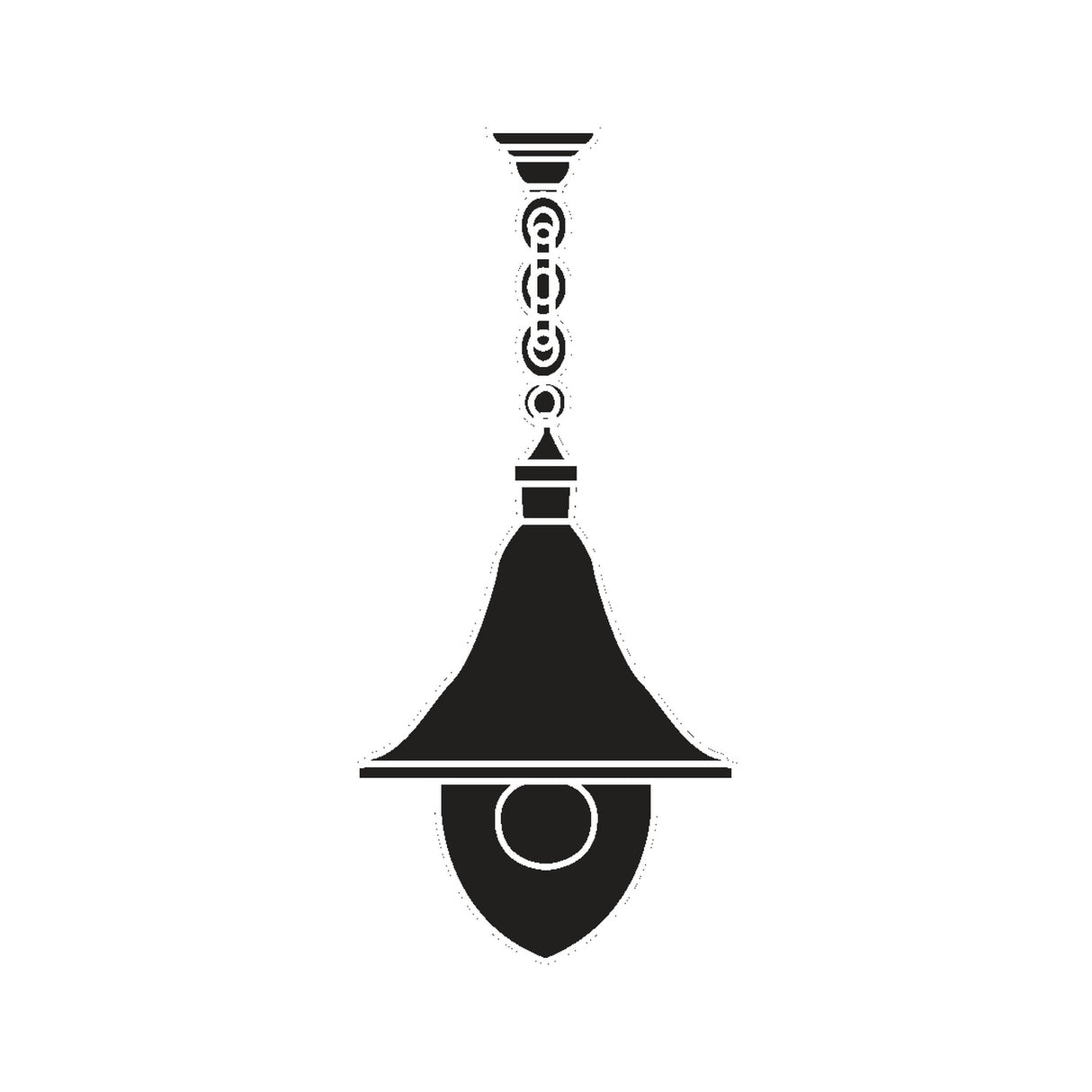 Bellcote Cast Aluminium Outdoor Pendant Light