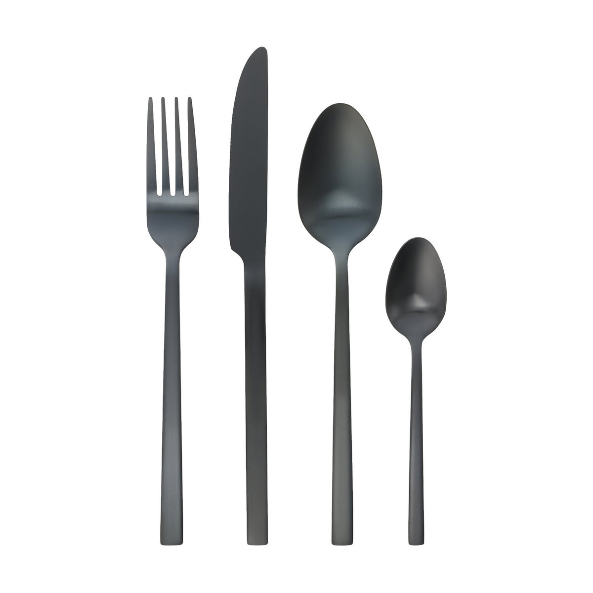 Beloha 16 Piece Cutlery Set - Black