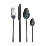 Beloha 16 Piece Cutlery Set - Black