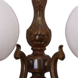 Ben 2 Arm Glass Globe Wall Light