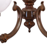 Ben 2 Arm Glass Globe Wall Light