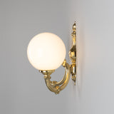 Ben 2 Arm Glass Globe Wall Light