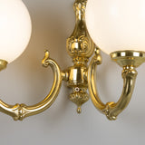 Ben 2 Arm Glass Globe Wall Light