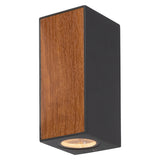 Beret 2 Light Outdoor Wall Light - Graphite