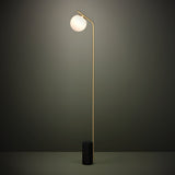 Betulia Floor Lamp - Black & Brass