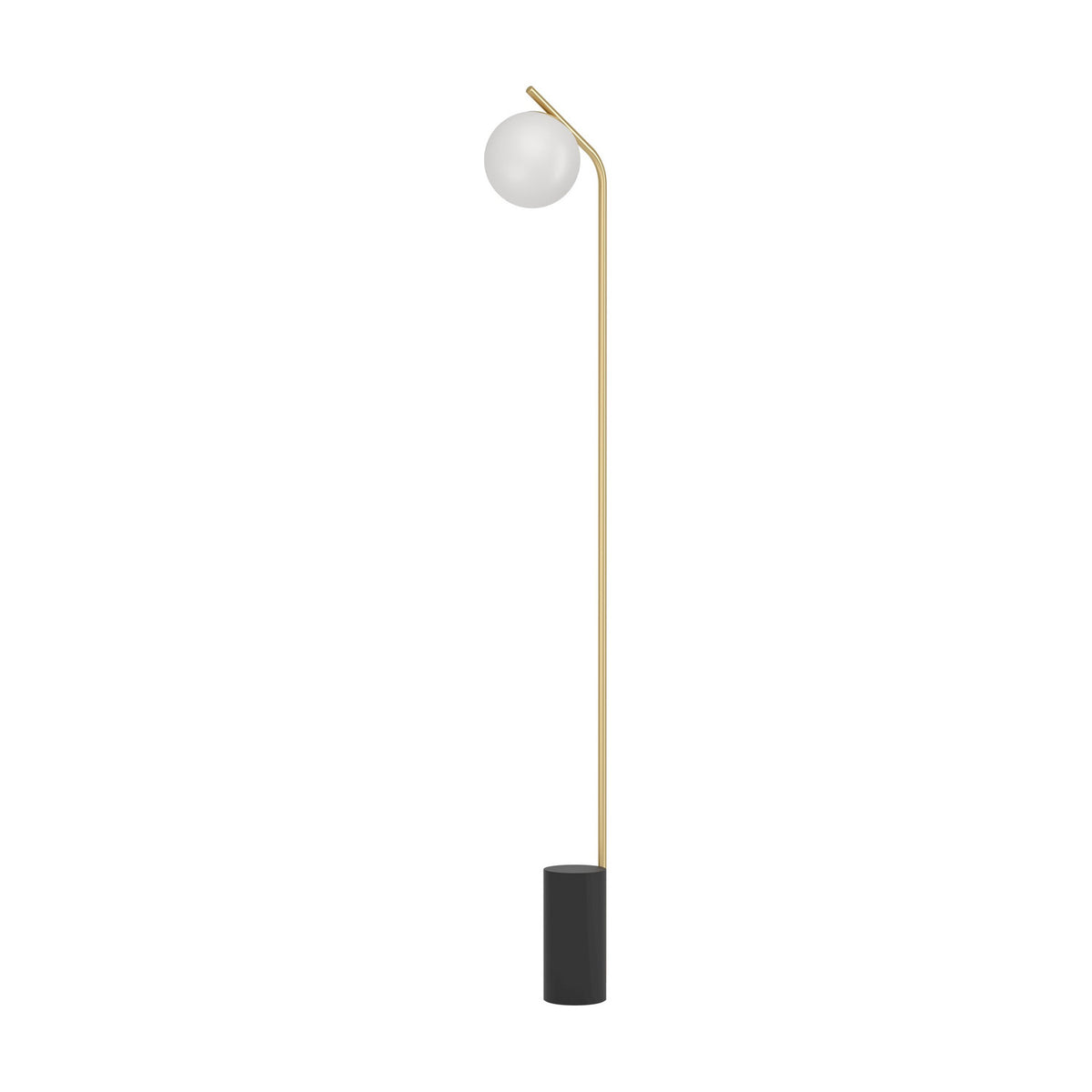 Betulia Floor Lamp - Black & Brass