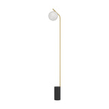 Betulia Floor Lamp - Black & Brass