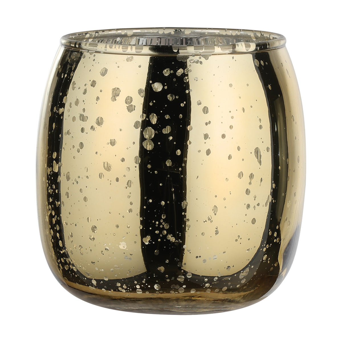 Bezamby Glass Tealight Holder - Gold