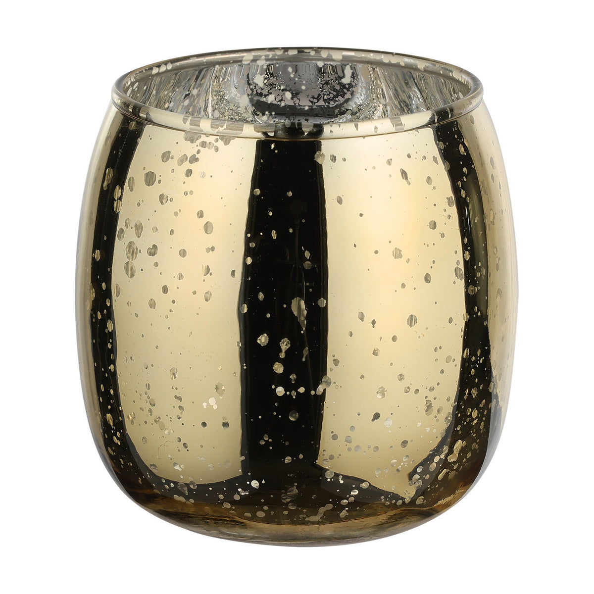 Bezamby Glass Tealight Holder - Gold