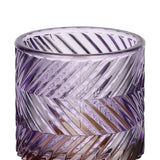 Bezamby Glass Tealight Holder - Lilac