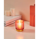 Bezamby Glass Tealight Holder - Red