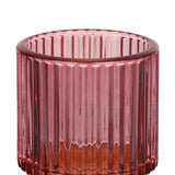 Bezamby Glass Tealight Holder - Red