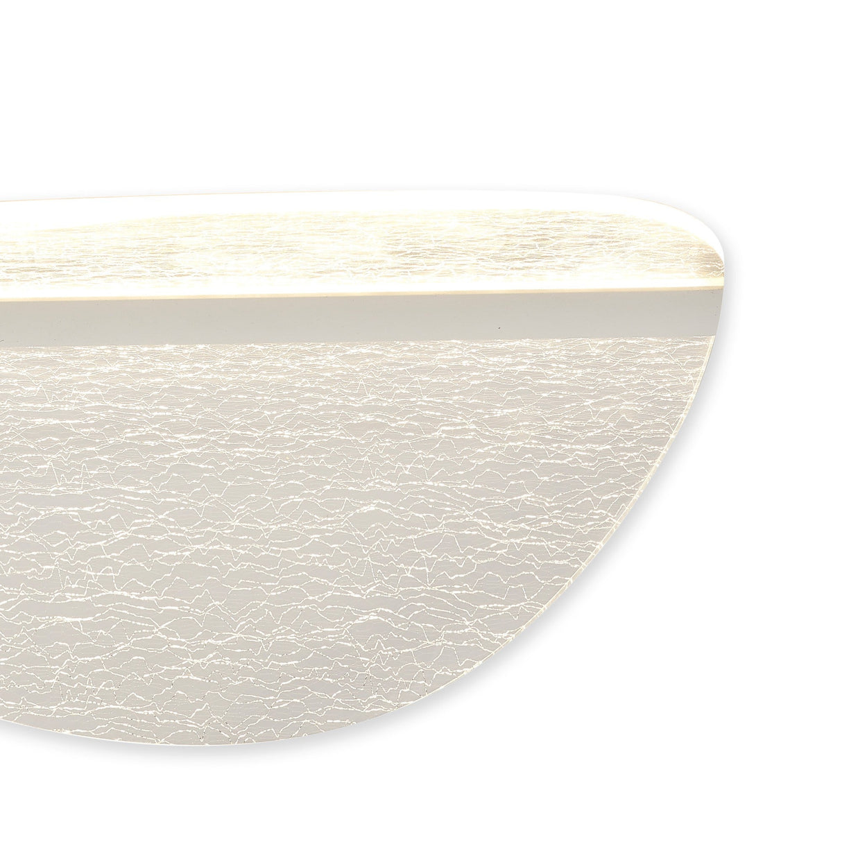 Bianca LED Semi-Flush Ceiling Light 40W 3000K - White