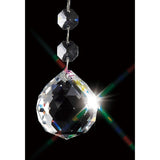 Bianco 1 Light Crystal Wall Light With Switch - Chrome