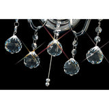 Bianco 2 Light Crystal Wall Light With Switch - Chrome