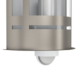 Bilmora Outdoor Wall Light with Motion Sensor - Stainless Steel