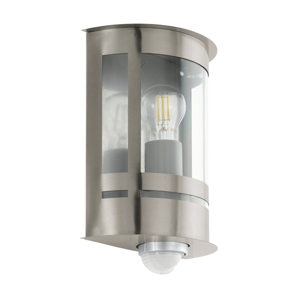 Bilmora Outdoor Wall Light with Motion Sensor - Stainless Steel