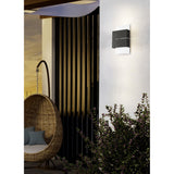 Birnane LED Outdoor Wall Light - White & Anthracite