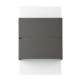 Birnane LED Outdoor Wall Light - White & Anthracite