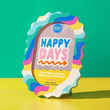 Wavy Multicoloured Stripe Oval Wooden Photo Frame 6 x 4in