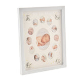 First Year Multi Aperture MDF Photo Frame - White & Cream