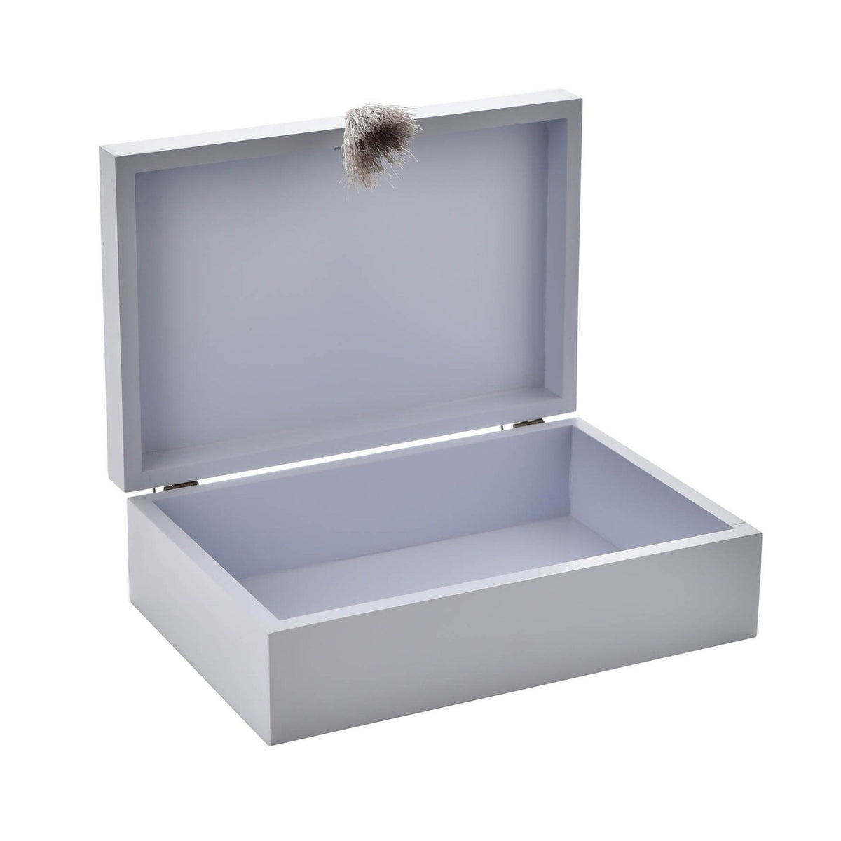 Hold Him a Little Longer MDF Keepsake Box with Tassel - Blue