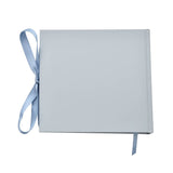 Dream Big Little One Baby Photo Album with Ribbon Tie - Blue