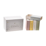 Gold Star and Moon Keepsake Box with Five Mini Matchboxes