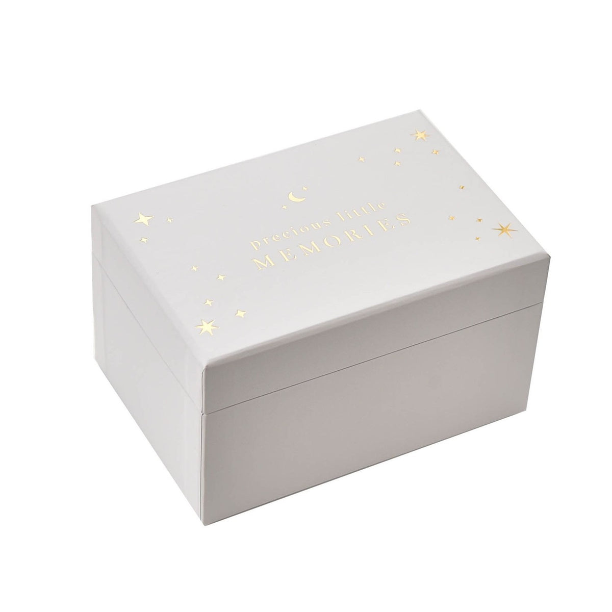 Gold Star and Moon Keepsake Box with Five Mini Matchboxes