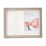 Read Me A Story Metal Plated Photo Frame 6 x 4in - Silver & White