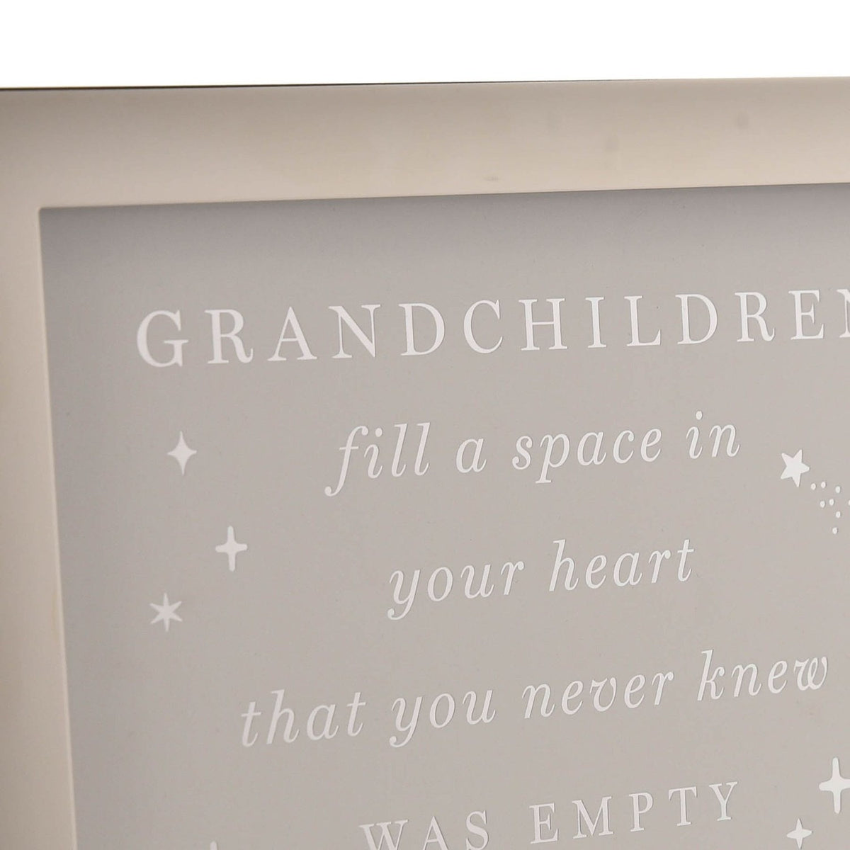 Grandchildren Metal Plated Steel Photo Frame 6 x 4in - Pink