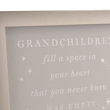 Grandchildren Metal Plated Steel Photo Frame 6 x 4in - Pink