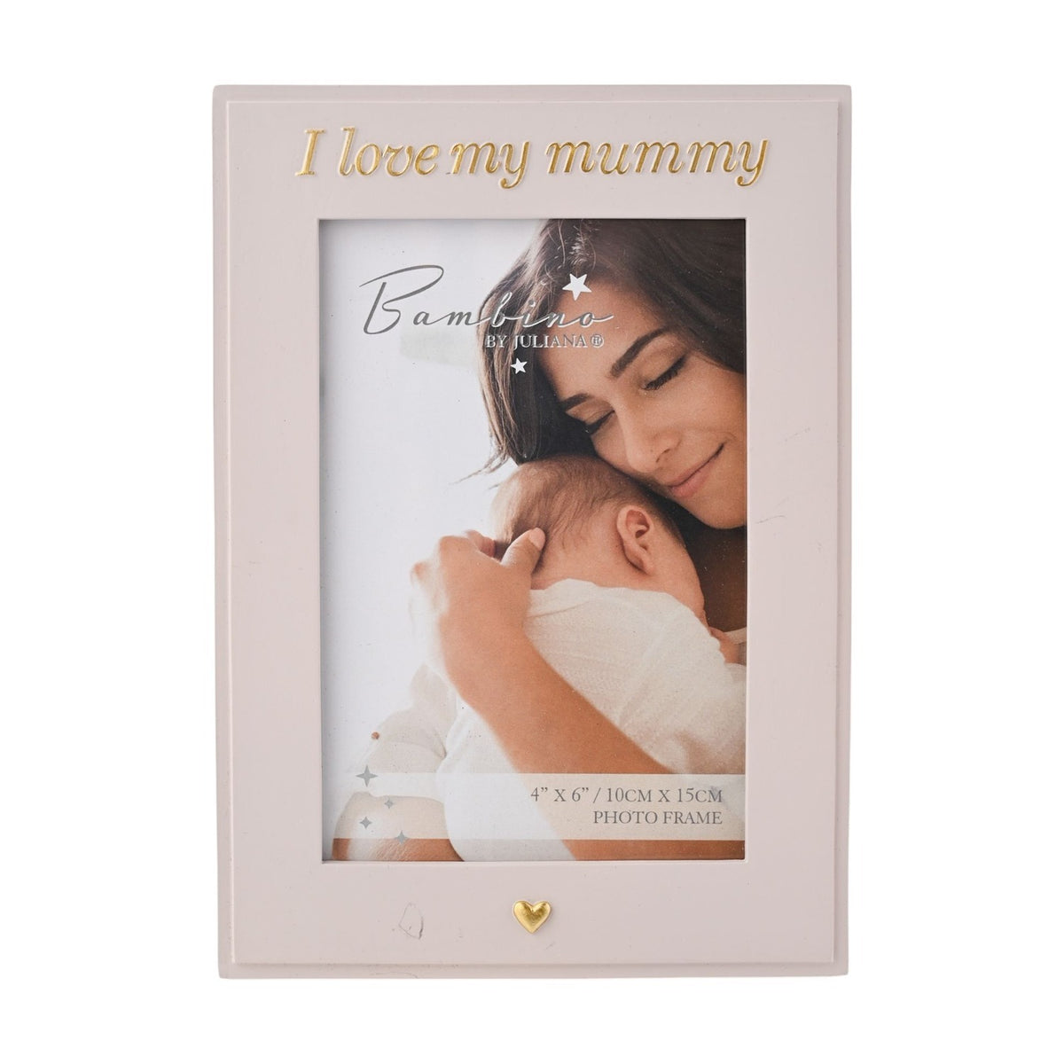 I Love My Mummy Portrait Resin Photo Frame 6 x 4in - Pink