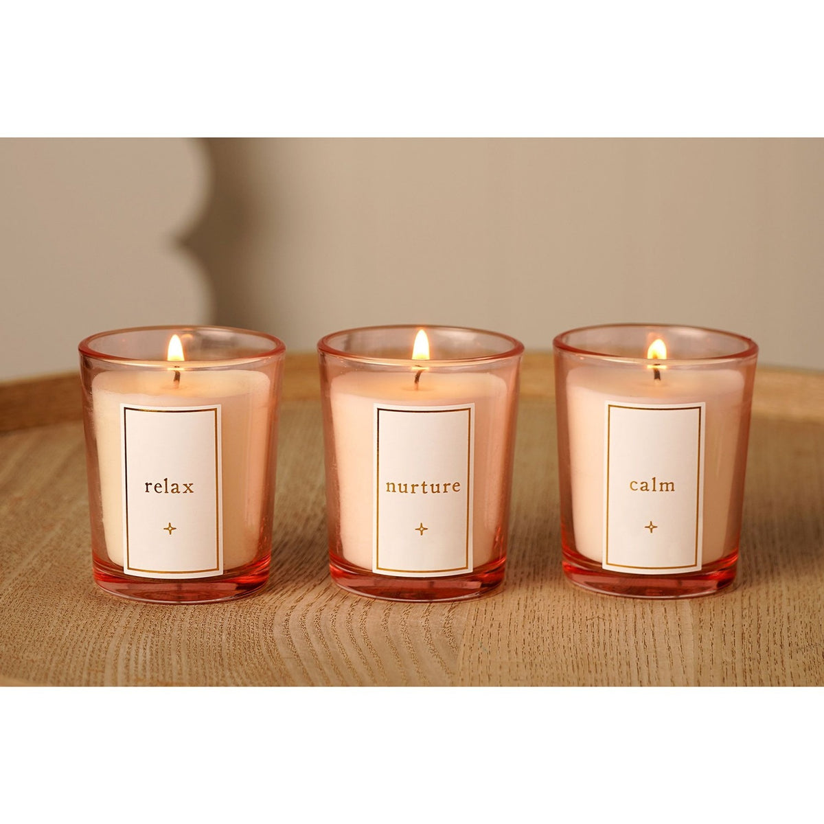 Mummy to Be Mini Scented Candles with Gift Box - Pink